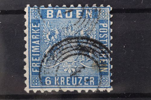 Baden, MiNr. 14 b, gestempelt, BPP Signatur