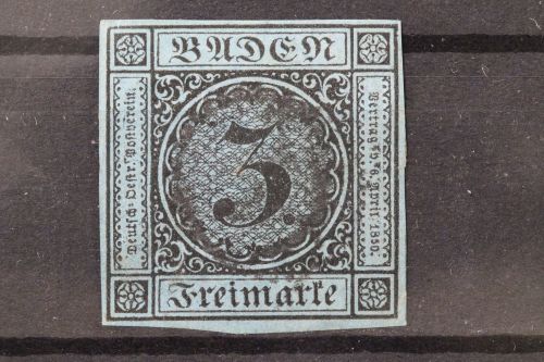 Baden, MiNr. 8, gestempelt, BPP Signatur