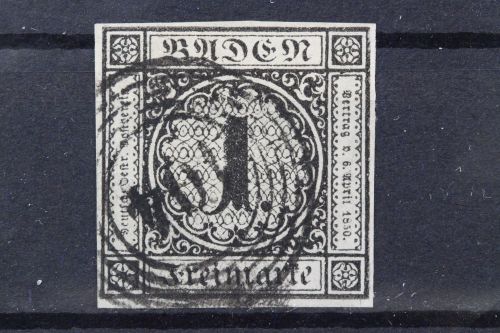 Baden, MiNr. 5, gestempelt, BPP Signatur