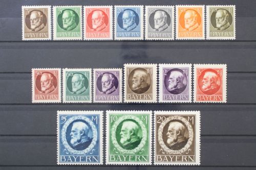 Bayern, MiNr. 94-109 Type I, postfrisch, BPP Signatur