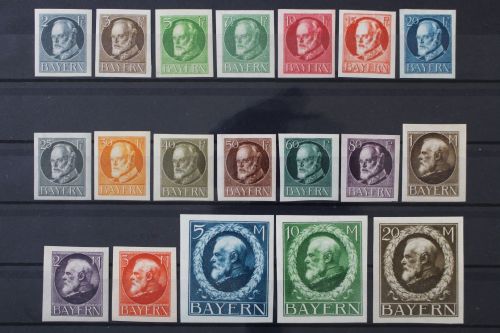 Bayern, MiNr. 94-115 II B, postfrisch