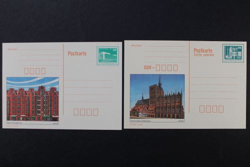 DDR, MiNr. P 91 + P 92, ungebraucht