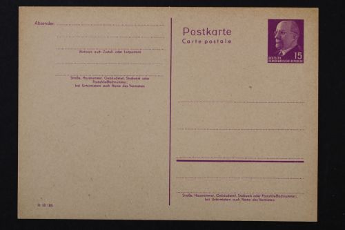 DDR, MiNr. P 72, ungebraucht