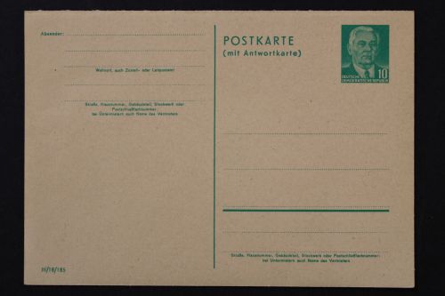 DDR, MiNr. P 70 I, ungebraucht