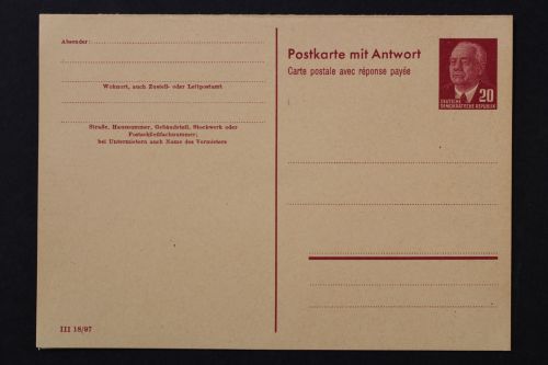 DDR, MiNr. P 55, ungebraucht