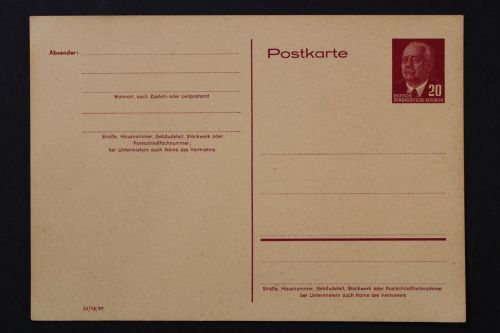 DDR, MiNr. P 54, ungebraucht