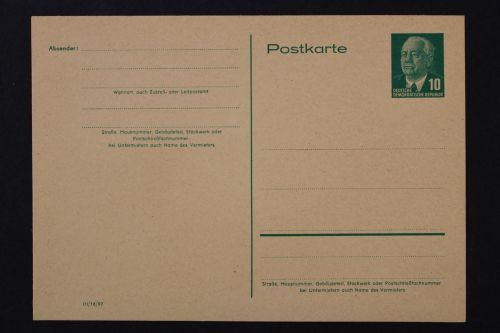 DDR, MiNr. P 53, ungebraucht