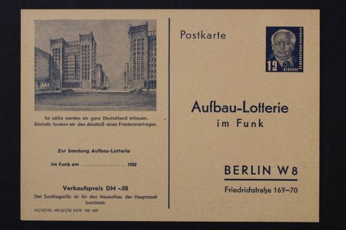 DDR, MiNr. FP 1, ungebraucht