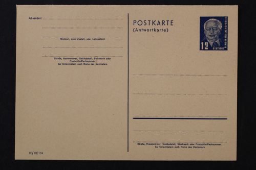 DDR, MiNr. P 51/01, ungebraucht