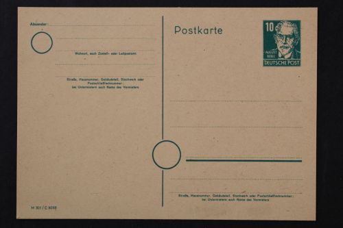 Sowj. Zone, MiNr. P 35/01, ungebraucht