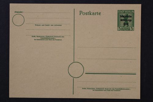 Sowj. Zone, MiNr. P 34, ungebraucht