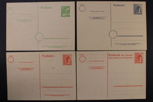 Gem. Ausgabe, MiNr. P 961 - P 964, ungebraucht