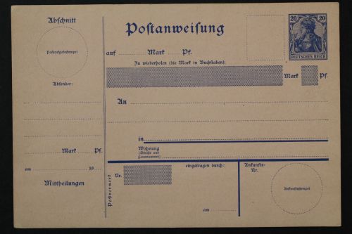 Deutsches Reich, MiNr. A 20, ungebraucht
