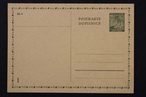 Böhmen & Mähren, MiNr. P 4, ungebraucht