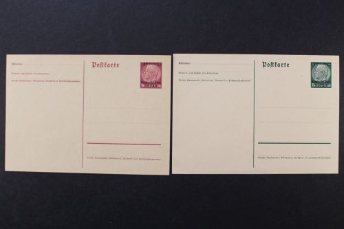 Generalgouvernement, MiNr. P 1 I + P2 I, ungebraucht