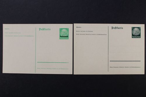 Lothringen, MiNr. P 1 + 2, ungebraucht