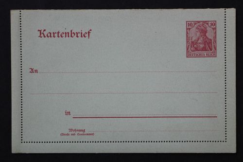 Deutsches Reich, MiNr. K 11, ungebraucht