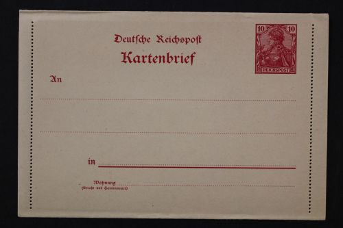 Deutsches Reich, MiNr. K 9 II, ungebraucht