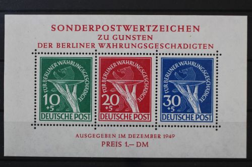 Berlin, MiNr. Block 1, postfrisch, BPP Fotoattest