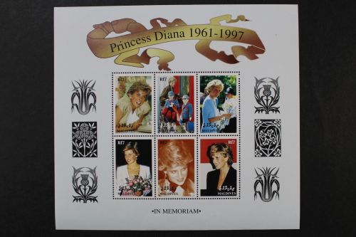 Malediven, MiNr. 3040-3045 Kleinbogen, postfrisch