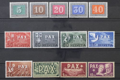 Schweiz, MiNr. 447-459, postfrisch