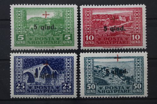 Albanien, MiNr. 96-99, Falz