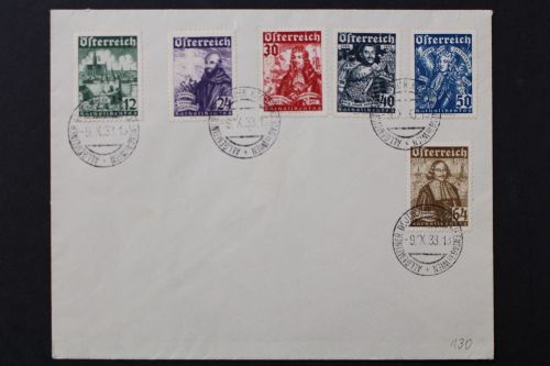 Österreich, MiNr. 557-562, gestempelt