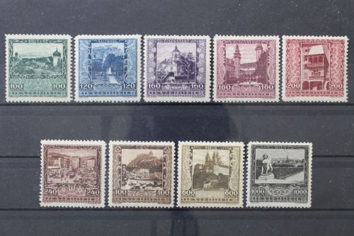 Österreich, MiNr. 433-441, Falz