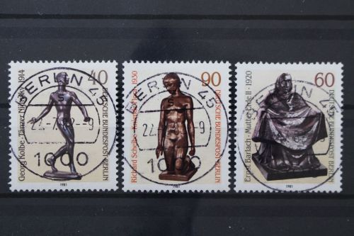 Berlin, MiNr. 655-657 zentrisch Berlin 45, gestempelt