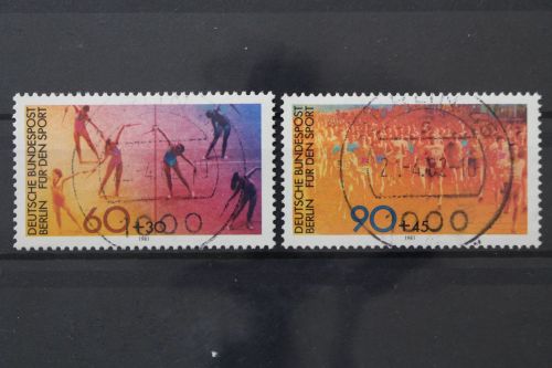 Berlin, MiNr. 645-646 zentrisch Berlin 45, gestempelt