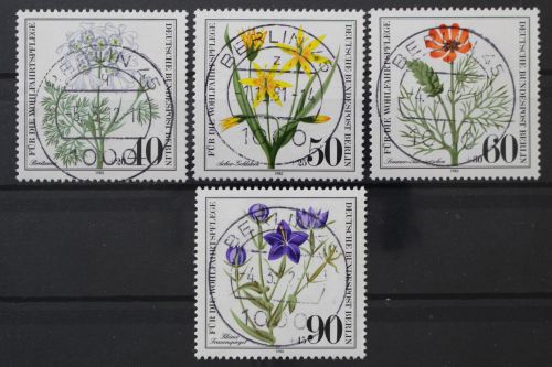 Berlin, MiNr. 629-632 zentrisch Berlin 45, gestempelt