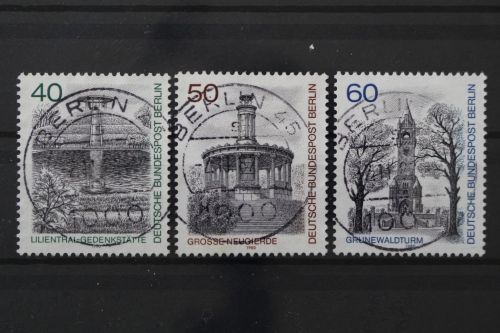 Berlin, MiNr. 634-636 zentrisch Berlin 45, gestempelt