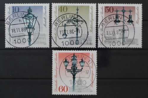 Berlin, MiNr. 603-606 zentrisch Berlin 45 bzw. 11, gestempelt