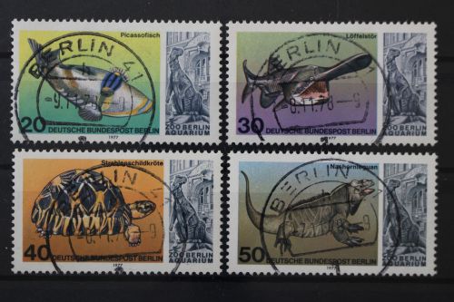 Berlin, MiNr. 552-555 zentrisch Berlin 41, gestempelt