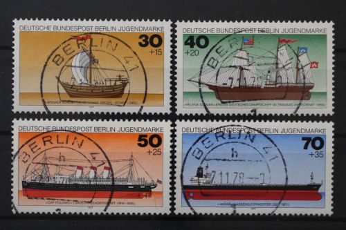 Berlin, MiNr. 544-547 zentrisch Berlin 41, gestempelt