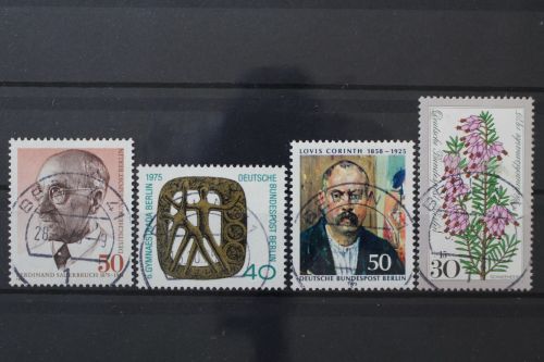 Berlin, MiNr. 492, 493, 509 + 514 zentrisch Berlin 41, gestempelt