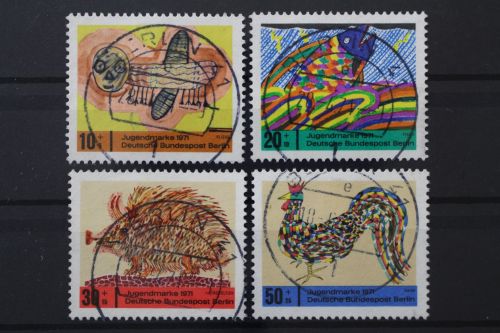 Berlin, MiNr. 386-389 zentrisch Berlin 41, gestempelt