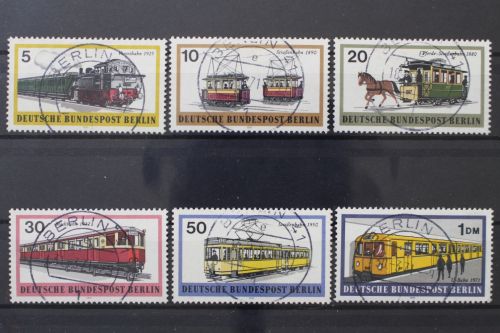 Berlin, MiNr. 379-384 zentrisch Berlin 41, gestempelt