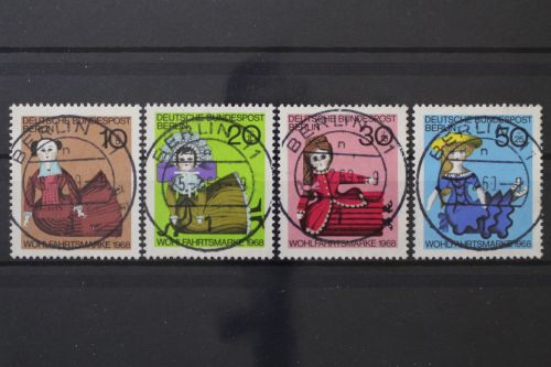 Berlin, MiNr. 322-325 zentrisch Berlin 11, gestempelt