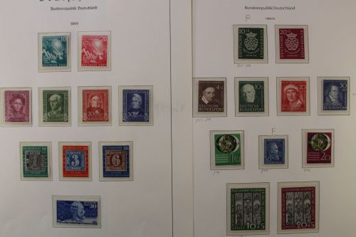 Deutschland (BRD) 1949-1959 ungebrauchte bzw. postfrische Sammlung