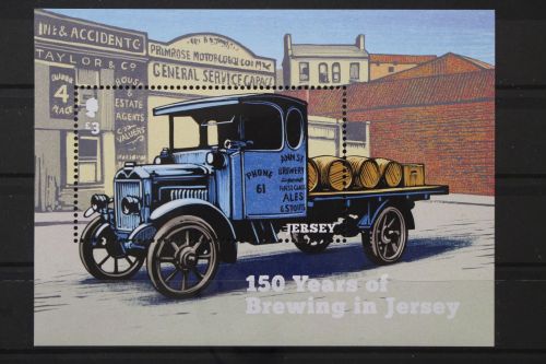 Jersey, Auto, MiNr. Block 218, postfrisch