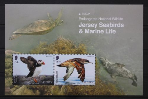 Jersey, Vögel, MiNr. Block 209, postfrisch