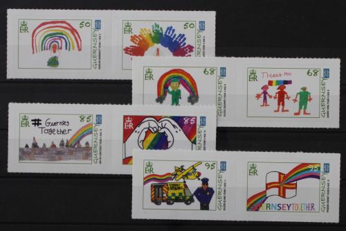 Guernsey, MiNr. 1799-1806 skl. Paare, postfrisch