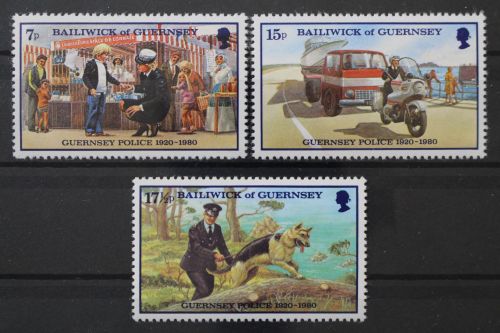 Guernsey, MiNr. 206-208, postfrisch