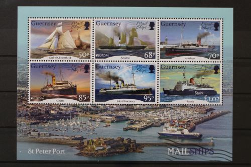 Guernsey, Schiffe, MiNr. Block 99, postfrisch