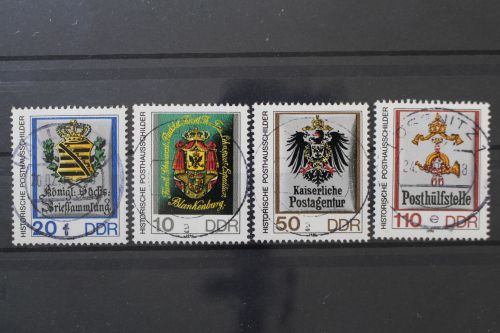 DDR, MiNr. 3302-3305, zentrisch gestempelt