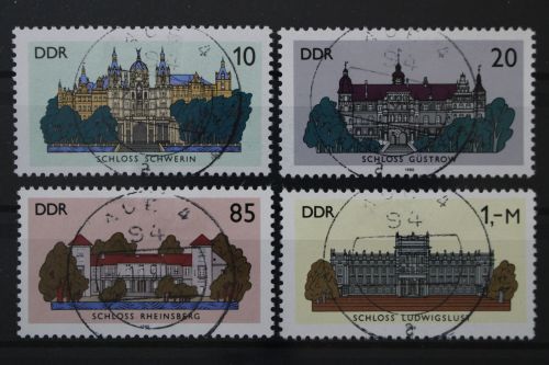 DDR, MiNr. 3032-3035, zentrisch gestempelt