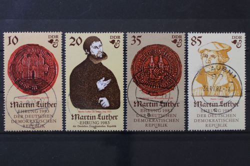 DDR, MiNr. 2754-2757, zentrisch gestempelt