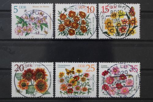 DDR, MiNr. 2737-2742, zentrisch gestempelt