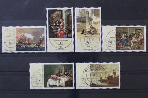 DDR, MiNr. 2726-2731, zentrisch gestempelt